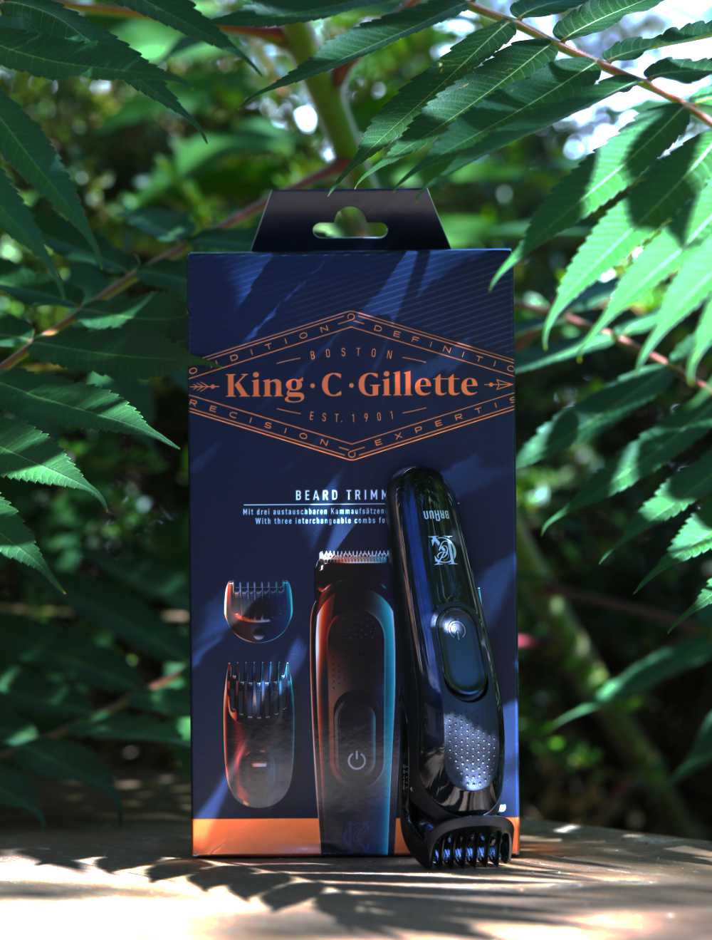  Premium Bartpflege Set Deluxe von King C. Gillette